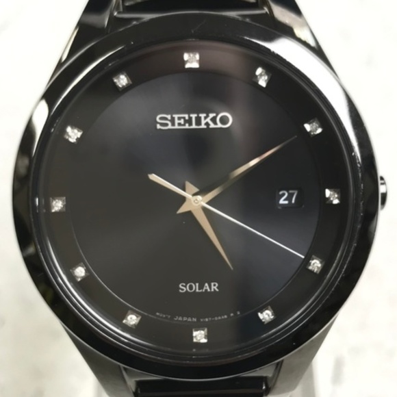 seiko solar watch v157